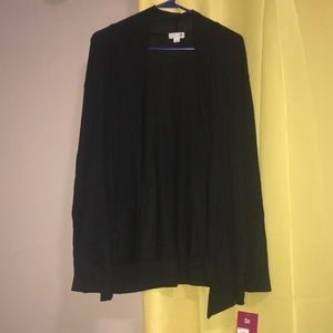 Plain black cardigan. Never worn.